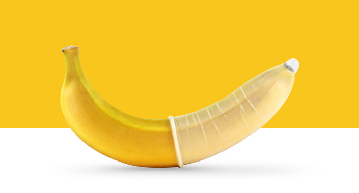 콘돔 쓴 바나나