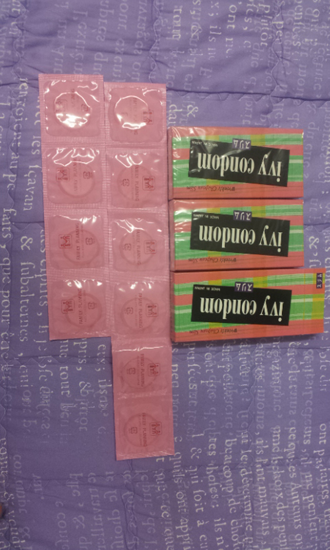 일본 후지 라텍스 아이비 콘돔 후기입니다
