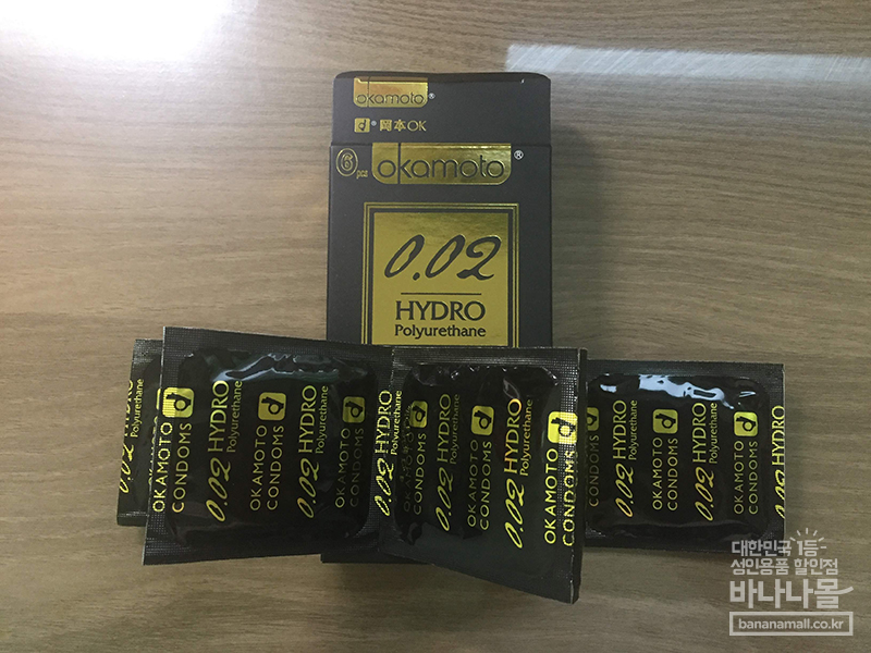 [일본 오카모토] 하이드로 폴리우레탄 0.02mm - 초박형 열전도 콘돔 