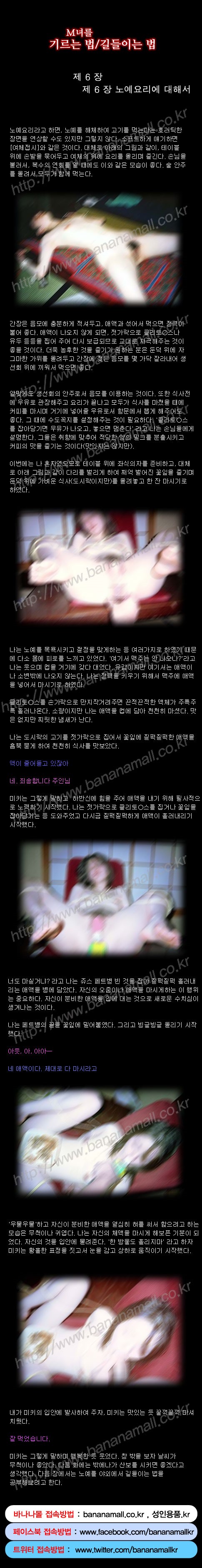 노예 유출 특집 M녀 길들이기] -6탄- 노예요리에 대해서. - SM 연재 | 성인용품 바나나몰