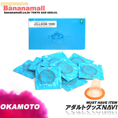 [일본 오카모토] 젤돔1000(12p) - 극초박형 0.02mm 젤함유량증가