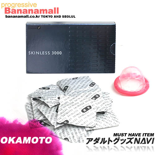 [일본 오카모토] 스킨레스3000 1box(12p)-정액받이없는콘돔<img src=https://cdn-banana.bizhost.kr/banana_img/mhimg/icon3.gif border=0>