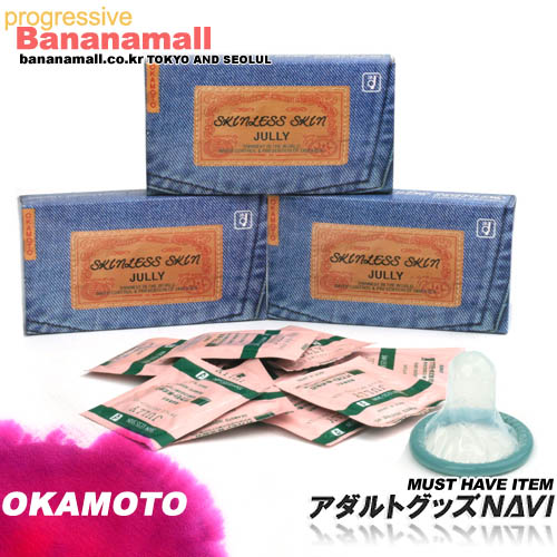 [일본 오카모토] 스킨레스 청쥴리 3박스(30p) - 일명 청바지 콘돔 극초박형 인기제품!!<img src=https://cdn-banana.bizhost.kr/banana_img/mhimg/ticon.gif border=0 />