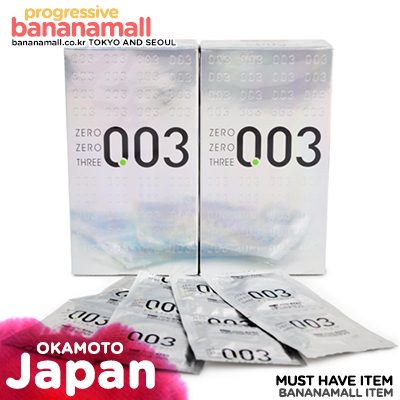 [일본 오카모토] 제로제로쓰리 0.03mm 2box(20p) - 신개념 일본명품 콘돔 <img src=https://cdn-banana.bizhost.kr/banana_img/mhimg/ticon.gif border=0>