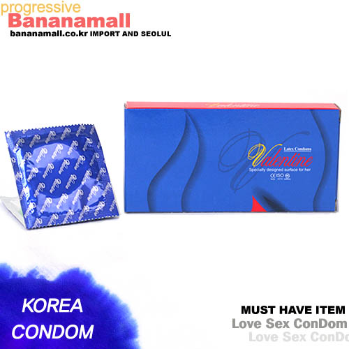 [초박형 그린색상] 발렌타인 1box(10p) - 흥분 콘돔