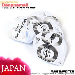 [일본 사가미] 오리지날002 블랙 낱개콘돔(1p) - 라지 사이즈