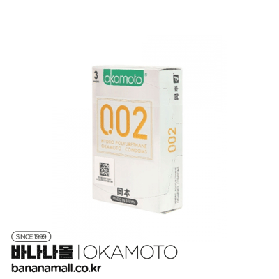 [일본 오카모토] 하이드로 폴리우레탄 - 초박형 열전도 콘돔 1box(3p)(SWH)