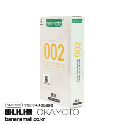 [일본 오카모토] 하이드로 폴리우레탄 0.02mm - 초박형 열전도 콘돔 1box(6p)<img src=https://cdn-banana.bizhost.kr/banana_img/mhimg/custom_19.gif border=0>(SWH)
