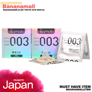 [오카모토] 제로제로쓰리 0.03mm 2box(6p) - 신개념 일본명품 콘돔