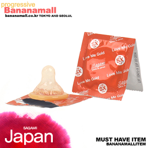 [일본 사가미] 익스트림 러브미 골드 낱개콘돔(1p)