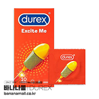 [고급 파우치 증정][일반형 콘돔] 듀렉스 익사이트 미 Durex Excite Me(10P)