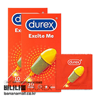 [고급 파우치 증정][일반형 콘돔] 듀렉스 익사이트 미 Durex Excite Me(20P)