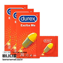 [고급 파우치 증정][일반형 콘돔] 듀렉스 익사이트 미 Durex Excite Me(30P)