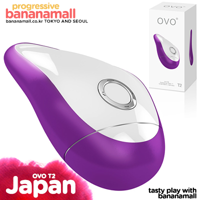 [일본 직수입] OVO T2-미니 바이브레이터 바이올렛/화이트