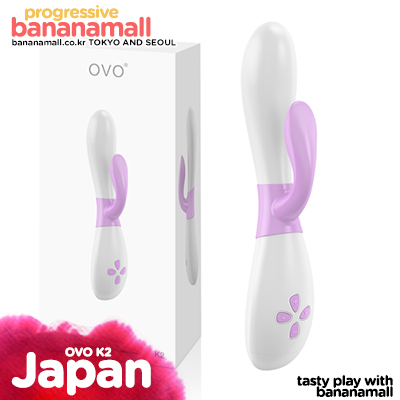 [일본 직수입] OVO K2-딜도 바이브레이터 핑크 - 오보 (OVO)