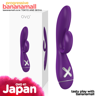 [일본 직수입] OVO K1-딜도 바이브레이터 바이올렛 - 오보 (OVO)