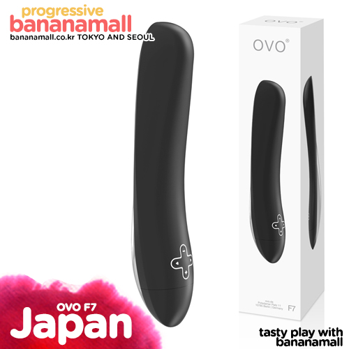 [일본 직수입] OVO F7-스틱 바이브레이터 블랙 - 오보 (OVO)