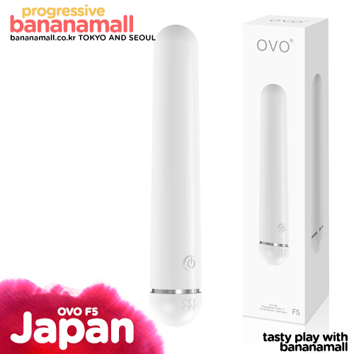 [일본 직수입] OVO F5-스틱 바이브레이터 화이트 - 오보 (OVO)