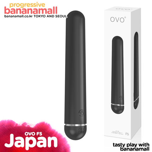 [일본 직수입] OVO F5-스틱 바이브레이터 블랙 - 오보 (OVO)