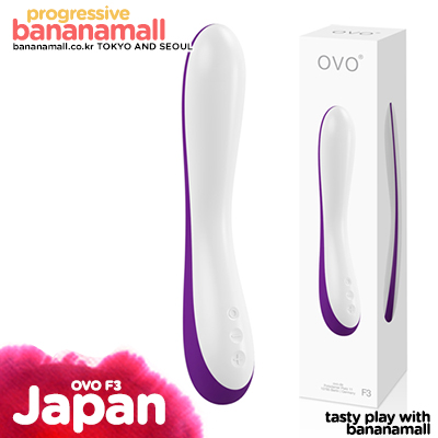 [일본 직수입] OVO F3-스틱 바이브레이터 화이트 - 오보 (OVO)