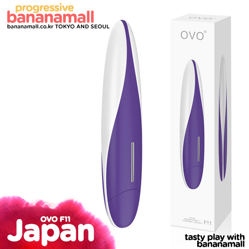[일본 직수입] OVO F11-스틱 바이브레이터 화이트/라일락 - 오보 (OVO)
