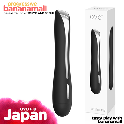 [일본 직수입] OVO F10-스틱 바이브레이터 블랙 - 오보 (OVO)