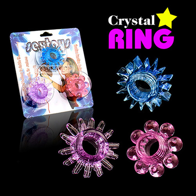 [3종세트] 크리스탈 스타 링(Crystal Star Ring)