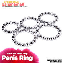 [발기력 강화] 스택 볼 페니스 링(Stack Ball Penis Ring) - HSY(CR005) (HSY)