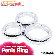 [발기력 강화] 스테인레스 스틸 앵귤레이티드 페니스 링(Stainless Steel Angulated Penis Ring) - HSY(CR007) (HSY)