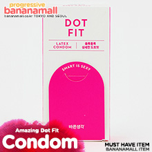 [돌기형] 바른생각 - 어메이징 도트 핏 도티드 라텍스 콘돔 1box 12p(Amazing Dot Fit Dotted Latex Condom)