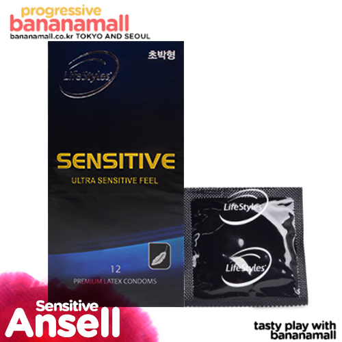 [호주 안셀] 센시티브 1box 12p(Ansell Sensitive) - 프리미엄(ALC)(DJ)