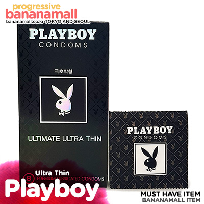 [미국 PLAYBOY] 플레이보이 얼티메이트 울트라 씬 1box 8p(Playboy Ultimate Ultra Thin) - 극초박형(ALC)(DJ)
