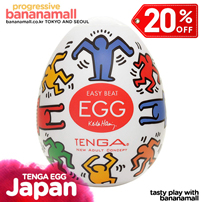 [❤️특별할인20%OFF][일본 직수입] 텐가 에그 키스 헤링 02(テンガ EGG) - 텐가(KHE-002) (NPR)(LC)