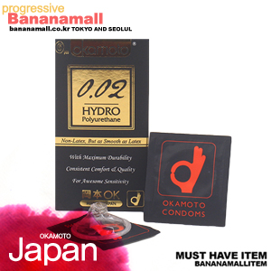 [쾌락철도 999] [일본 오카모토] 하이드로 폴리우레탄 0.02mm - 초박형 열전도 콘돔 1box(6p)<img src=https://cdn-banana.bizhost.kr/banana_img/mhimg/custom_19.gif border=0>