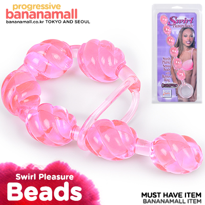 [딜도데이] [미국 직수입] 숼 플리셔 비즈(Swirl Pleasure Beads) - 이그저틱(SE-1315-04-2) (EJT)