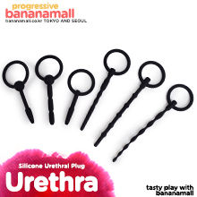 [요도 자위] 서클 링 핸들러 실리콘 요도 플러그(Metal Temptation Circle Ring Silicone Urethral Plug) - 메탈템테이션(GJDA-003) (MTS)