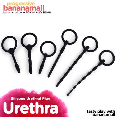 [요도 자위] 서클 링 핸들러 실리콘 요도 플러그(Metal Temptation Circle Ring Silicone Urethral Plug) - 메탈템테이션(GJDA-003) (MTS)