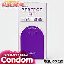 [무꼭지 콘돔] 바른생각 퍼펙트 에어핏 12P(Perfect Air Fit Tipless Latex Condom)