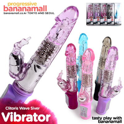 [생애 첫 바이브] [8단 진동+4단 회전] 클리토리스 웨이브 실버 바이브(Clitoris Wave Siver Vibe) - 아일러(AL-SV004-6) (AILE)