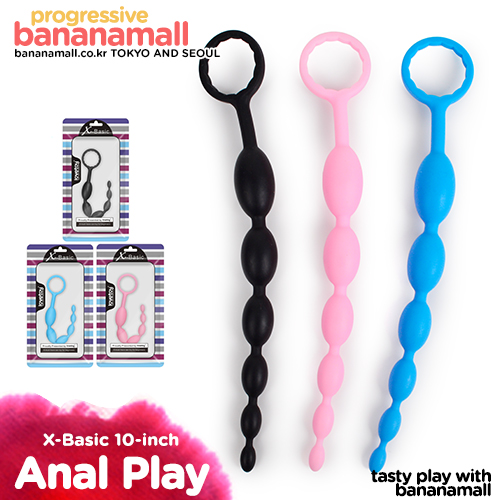 [화이트데이] [100% 실리콘] 엑스 베이직 10인치 실리콘 애널 비즈(X-Basic 10-inch Silicone Anal Beads) - 러브토이(AN105) (LVT)