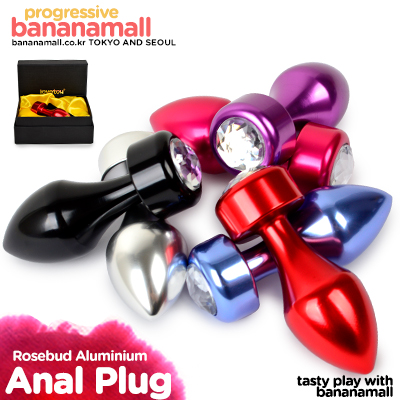 [화이트데이] [애널 플러그] 로즈버드 알류미늄(Lovetoy Rosebud Aluminium Anal Plug) - 러브토이(RO-L001) (LVT)