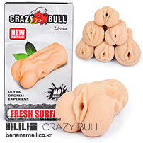 [리얼 촉감] 크레이지 불 리얼리스틱 슈퍼 푸시(Crazy Bull Realistic Super Pussy) - 바일러(BM-009155U) (BIR)