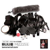 [SM 세트] 레더 본디지 슈트 세트(Leather Bondage Suit Set) - 미지(6937486604788) (MIZ)