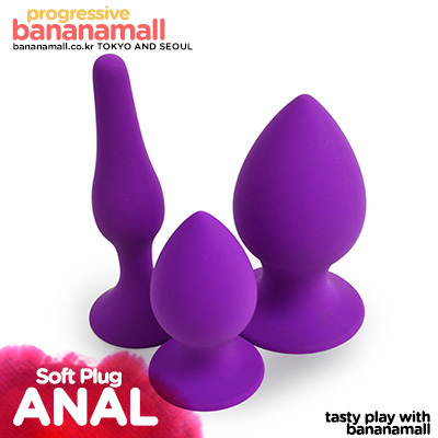 [섹스마스] [고급 실리콘] 소프트 애널 플러그(Soft Anal Plug) - 메탈템테이션(JGH-006-XL) (MTS)