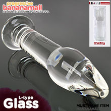 [섹스마스] [유리 딜도] 글라스 로맨스(Lovetoy Glass Romance L-type) - 러브토이(GS12C) (LVT)