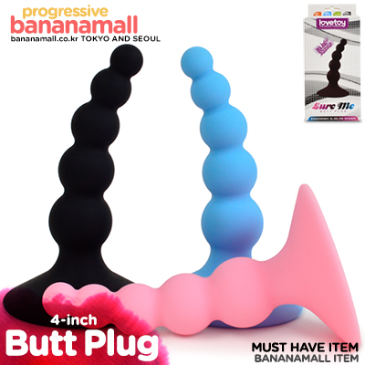 [녹아흐른데이] [최고급 실리콘] 루어 미 버트 플러그 4인치(Lovetoy Lure Me Butt Plug 4-inch) - 러브토이(1023) (LVT)