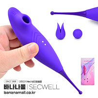 [8단 진동+8단 흡입] 클리토리스 석션 바이브레이션 스틱(Clitoris Suction Vibration Stick) - SECWELL(SW1014)