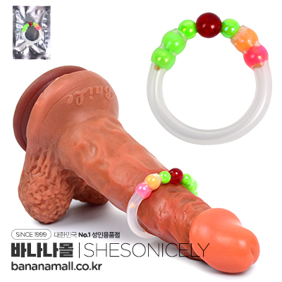 [발기 유지] 펄 비즈 콕 링(Parl Beads Cock Ring) - 셰소니셀리(YES-121) (SSR)