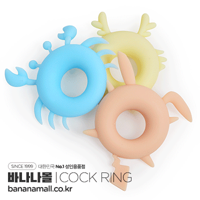 [남성 강화] 큐트 애니멀 콕 링(Cute Animal Cock Ring) - 지우아이(JAI-R020)(6934595458844) (JAI)