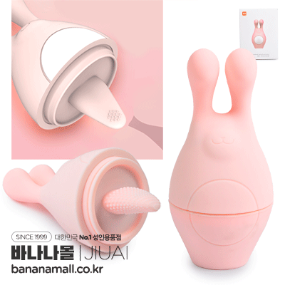 [10단 혀 진동] 리틀 버니 바이브레이터(Little Bunny Vibrator) - 발열 기능/지우아이(73/JAI-V102/6970075600303) (JAI)